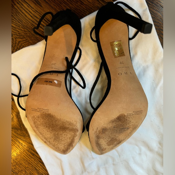 IRO Fixa Suede Strappy Heels - Picture 4 of 7